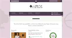 Desktop Screenshot of hotelarce.com